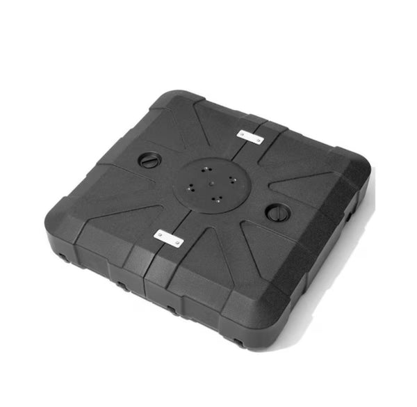 Cantilever Umbrella Base, Square Water/Sand Fillable, Black (Model UB024-2024), Z3-01102, illustration, not our exact unit