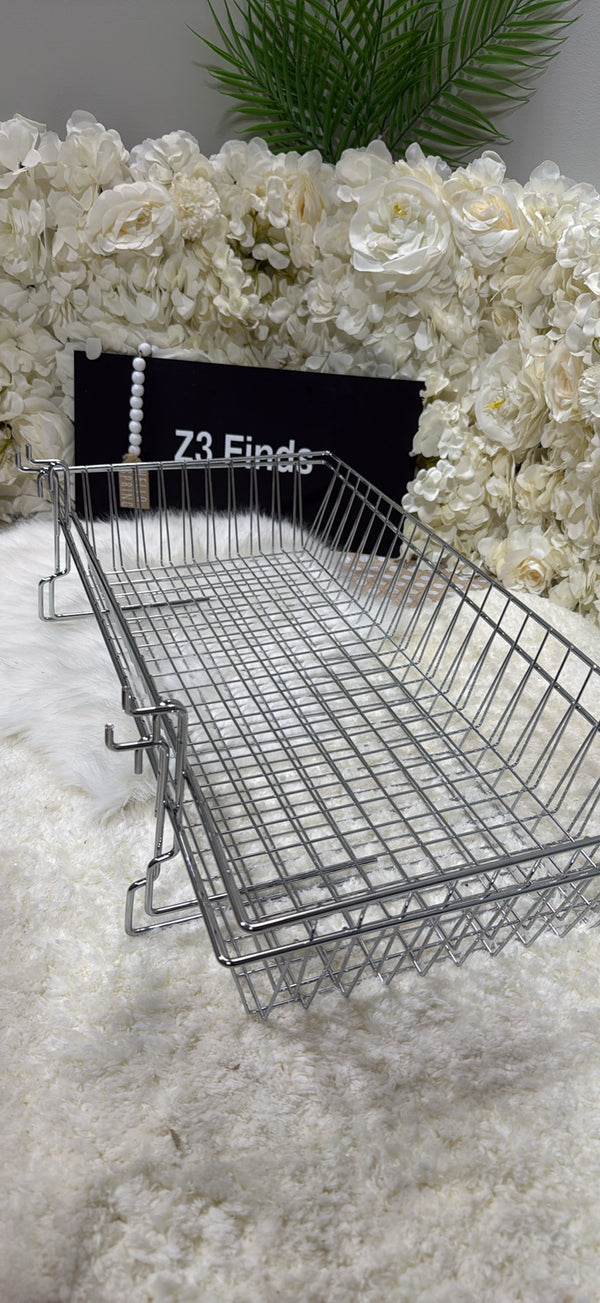 Wire Basket — Stainless Steel Stacking Mesh Tray │ Z3 Grade: 🟡 Open Box – Unused