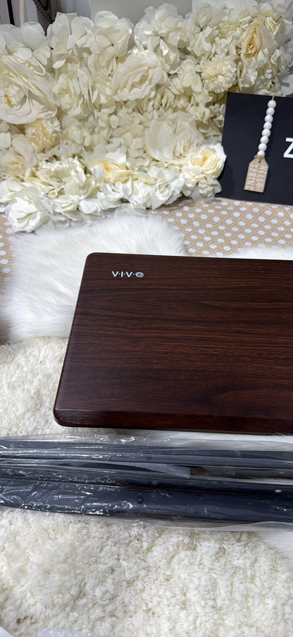 VIVO Monitor Riser (STAND-V000D Series) — Wood & Steel Desktop Stand │ Z3 Grade: 🟡 Open Box – Unused
