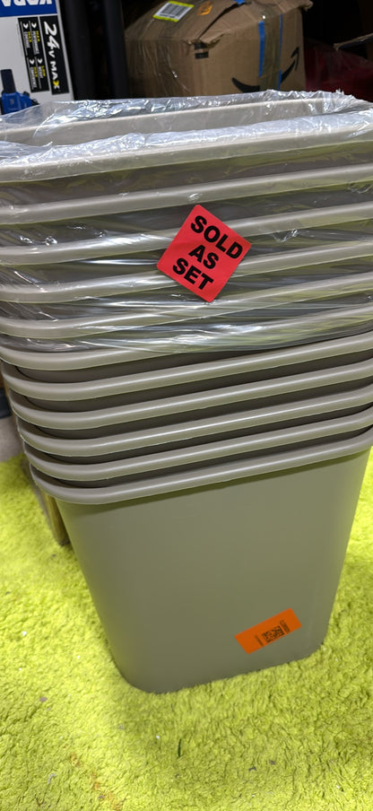 Rubbermaid Commercial FG295600 Deskside Wastebasket — 28 QT / 7 Gal Set of 10 │ Z3 Grade: 🟢 Brand New (Sealed)