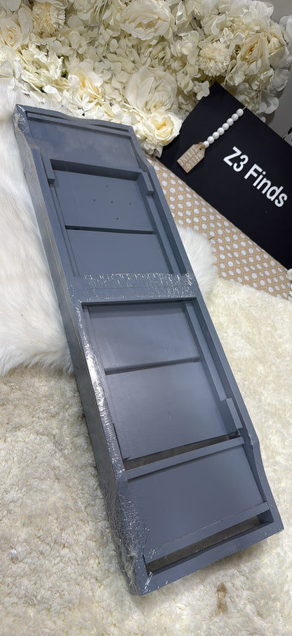 Bath Caddy Bathtub Tray — Slatted Phone & Tablet/Book Holder with Cup Slot │ Z3 Grade: 🟢 Brand New (Sealed)