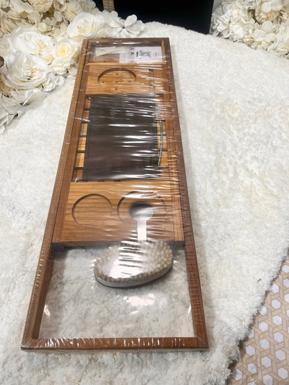 VaeFae Premium Teak Bathtub Tray │ 🟢 Z3 Grade: Brand New