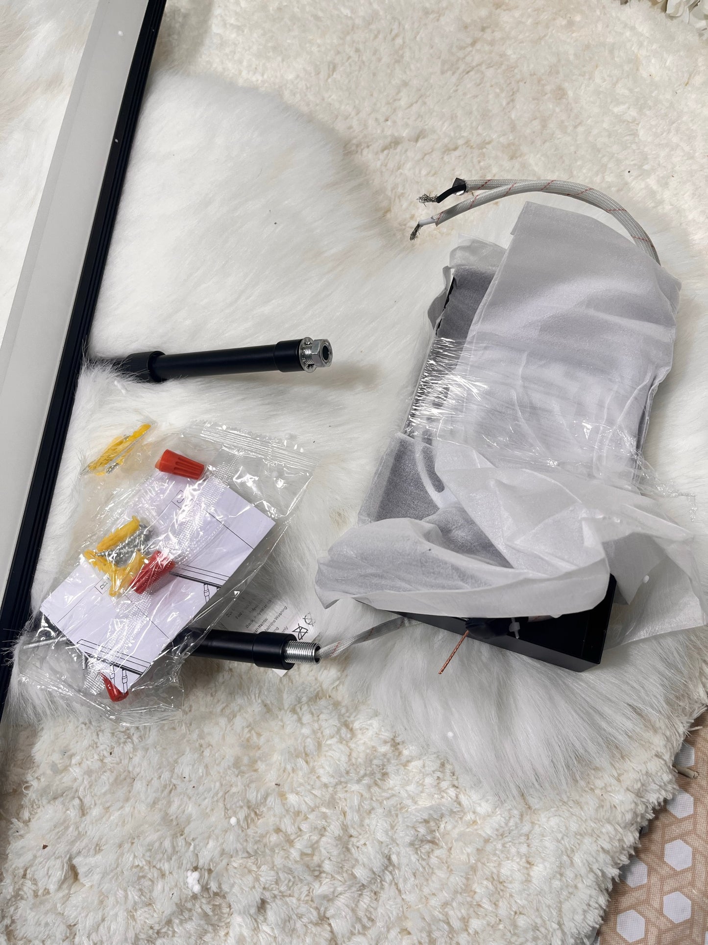 Aipsun 31.5" LED Vanity Bathroom Light – Adjustable Modern Black │ 🟡 Z3 Grade: Open Box – Unused