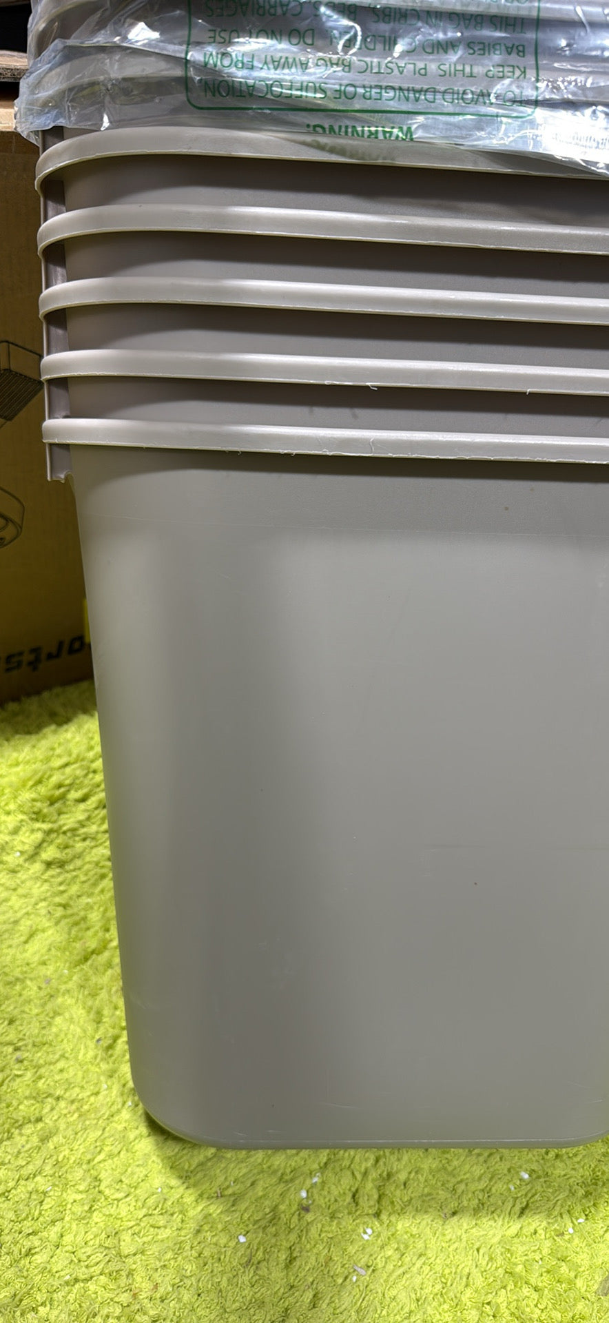 Rubbermaid Commercial FG295600 Deskside Wastebasket — 28 QT / 7 Gal Set of 10 │ Z3 Grade: 🟢 Brand New (Sealed)