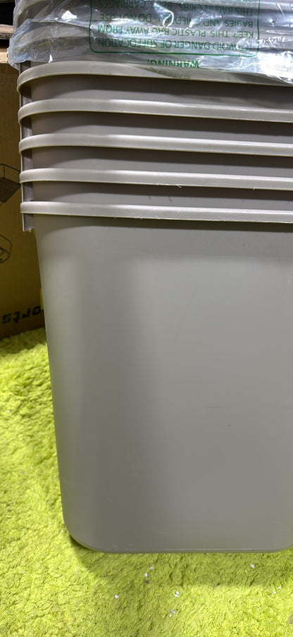 Rubbermaid Commercial FG295600 Deskside Wastebasket — 28 QT / 7 Gal Set of 10 │ Z3 Grade: 🟢 Brand New (Sealed)