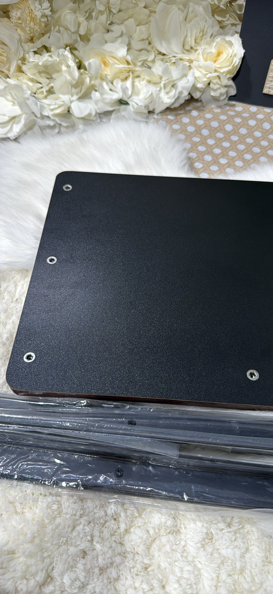 VIVO Monitor Riser (STAND-V000D Series) — Wood & Steel Desktop Stand │ Z3 Grade: 🟡 Open Box – Unused