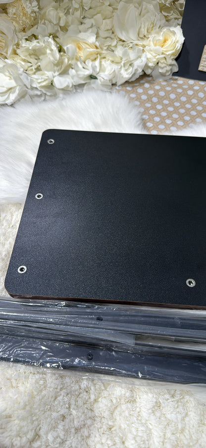 VIVO Monitor Riser (STAND-V000D Series) — Wood & Steel Desktop Stand │ Z3 Grade: 🟡 Open Box – Unused