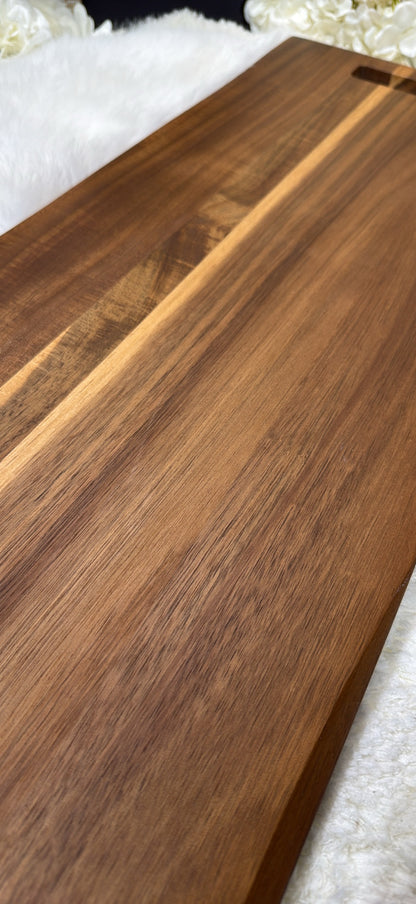 Babilonia Extra Large Acacia Serving Board — 36" Charcuterie Board with Handles │ Z3 Grade: 🟠 Inspected & Tested