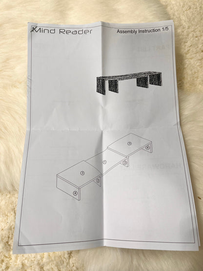 Mind Reader Dual Monitor Stand │ 🟤 Z3 Grade: Value – Parts Missing