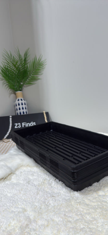 ILITING 1020 Deep Microgreens Growing Trays (5-Pack) — No Drainage Holes, Heavy-Duty │ Z3 Grade: 🟢 Brand New (Sealed)