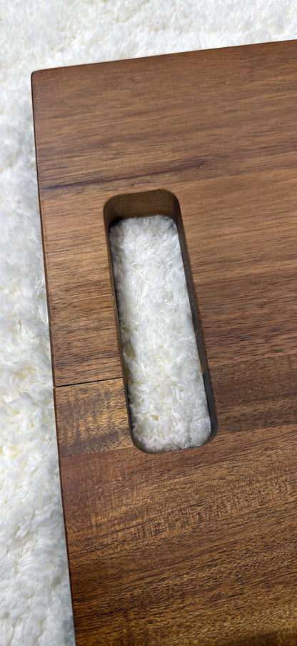 Babilonia Extra Large Acacia Serving Board — 36" Charcuterie Board with Handles │ Z3 Grade: 🟠 Inspected & Tested