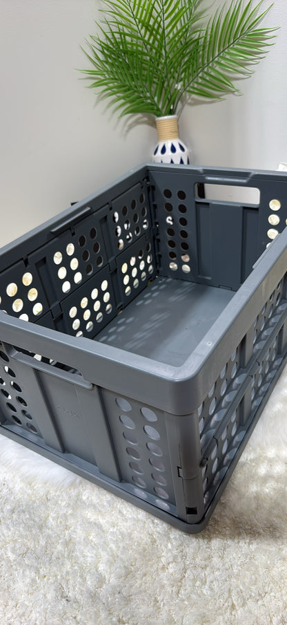 Clax crate folding box  basket 48 qt │ 🟤 Z3 Grade: Value – Cosmetic Damage