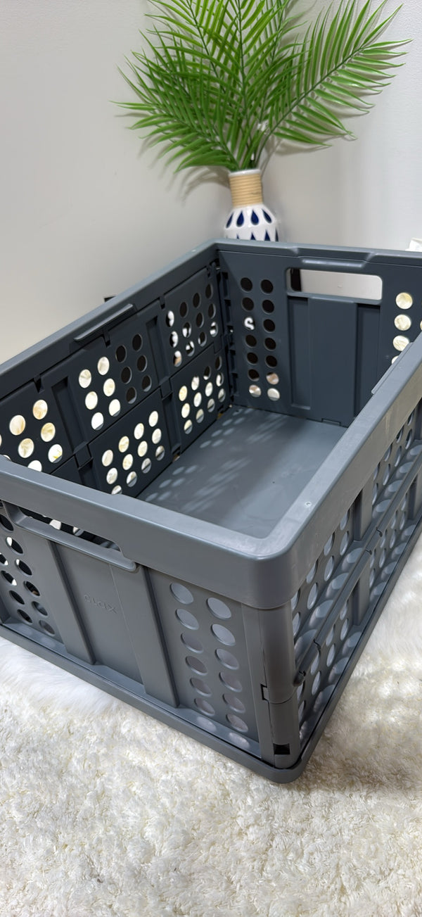 Clax crate folding box  basket 48 qt │ 🟤 Z3 Grade: Value – Cosmetic Damage
