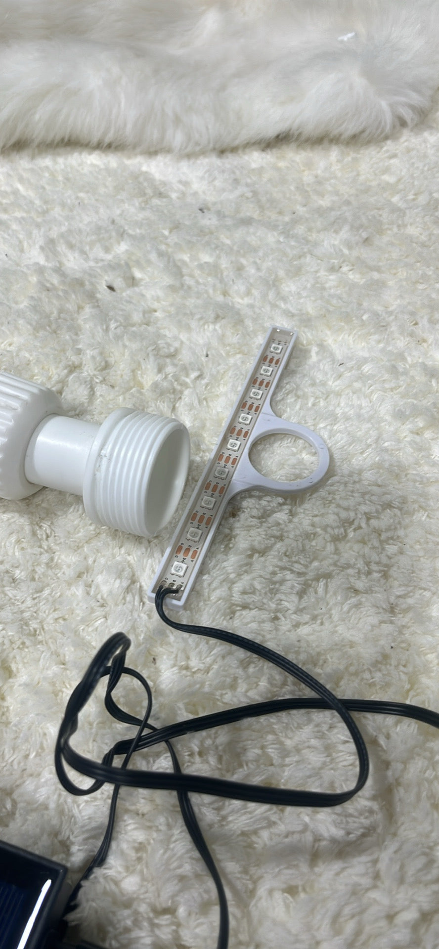 Solar LED Water Fountain Pump Kit with Multiple Nozzles │ 🟡 Z3 Grade: Open Box – Lightly Used