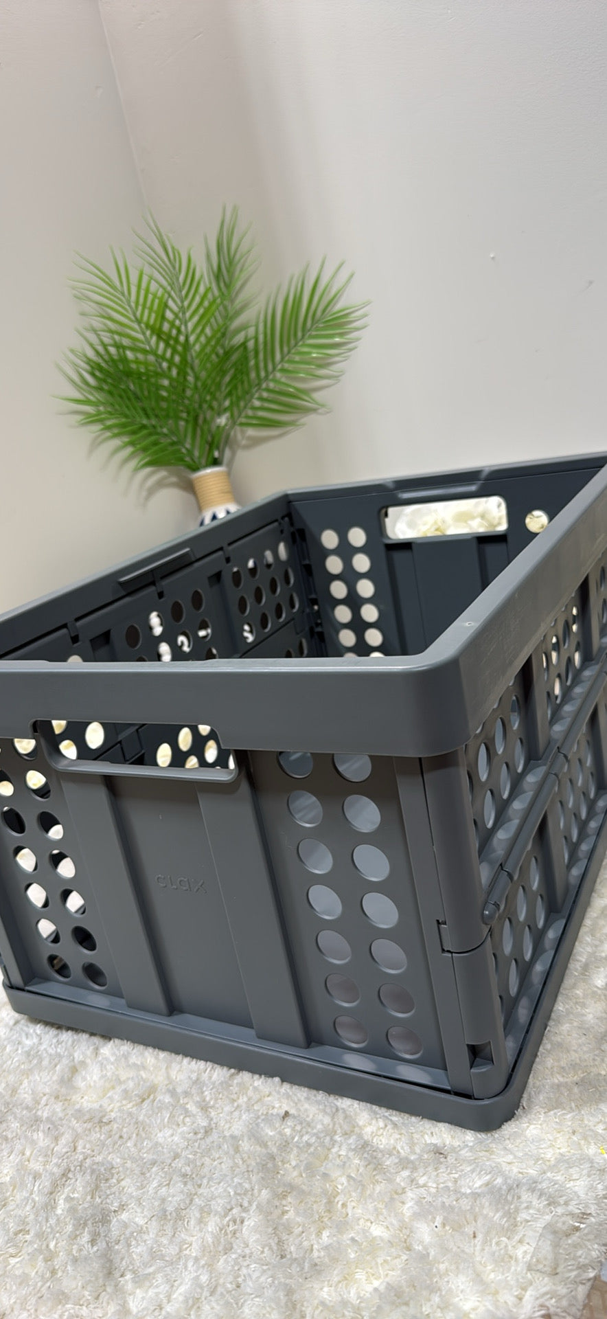 Clax crate folding box  basket 48 qt │ 🟤 Z3 Grade: Value – Cosmetic Damage