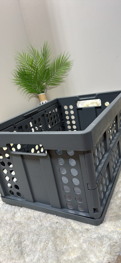 Clax crate folding box  basket 48 qt │ 🟤 Z3 Grade: Value – Cosmetic Damage