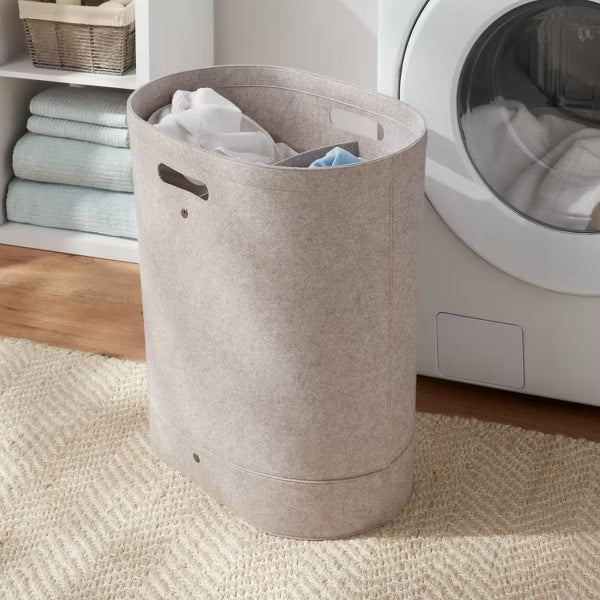 brightroom Felt Hamper — Soft Recycled-Felt Laundry Basket with Carry Handles │ Z3 Grade: 🟢 Brand New (Sealed)