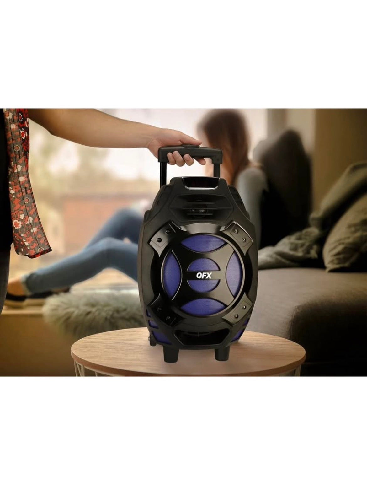QFX 8" Bluetooth Party Speaker — Brand New