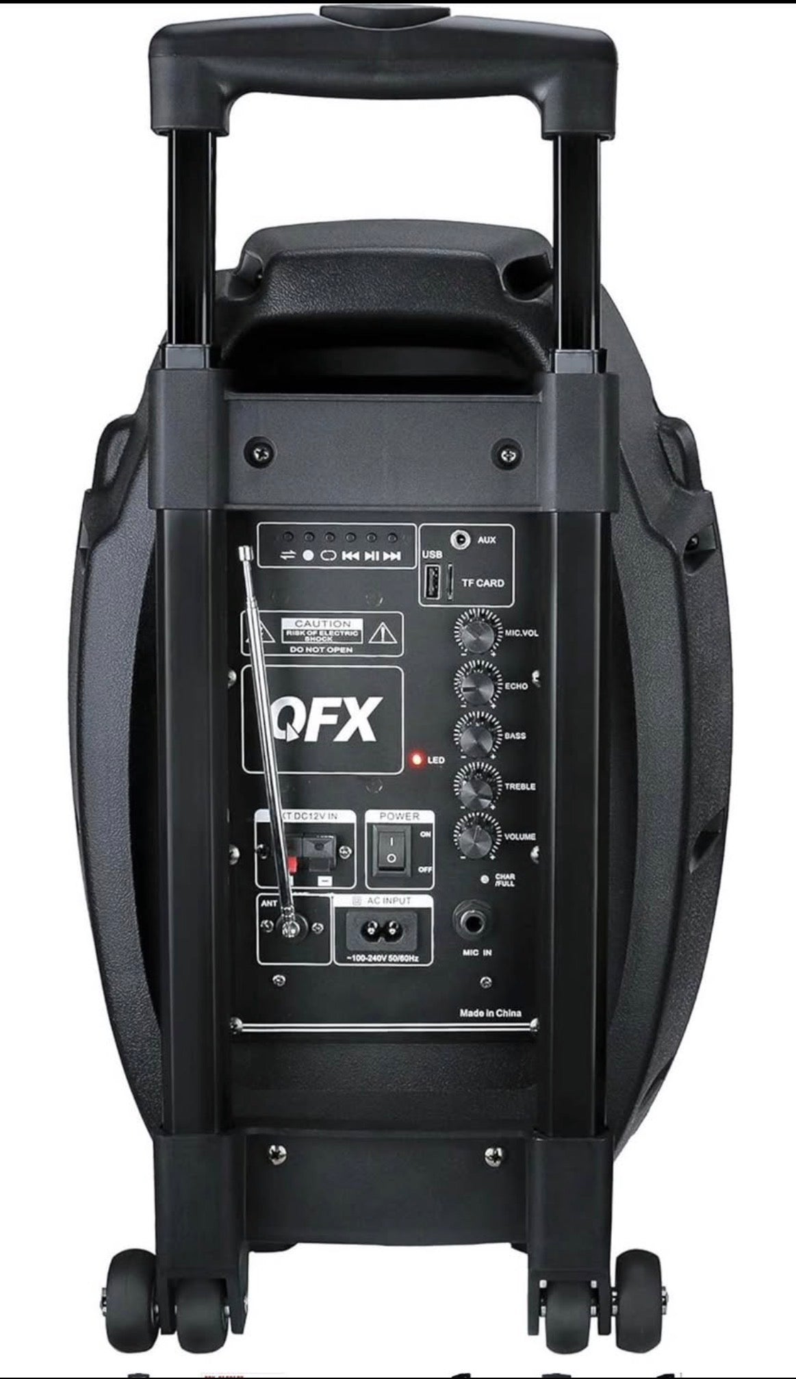 QFX 8" Bluetooth Party Speaker — Brand New