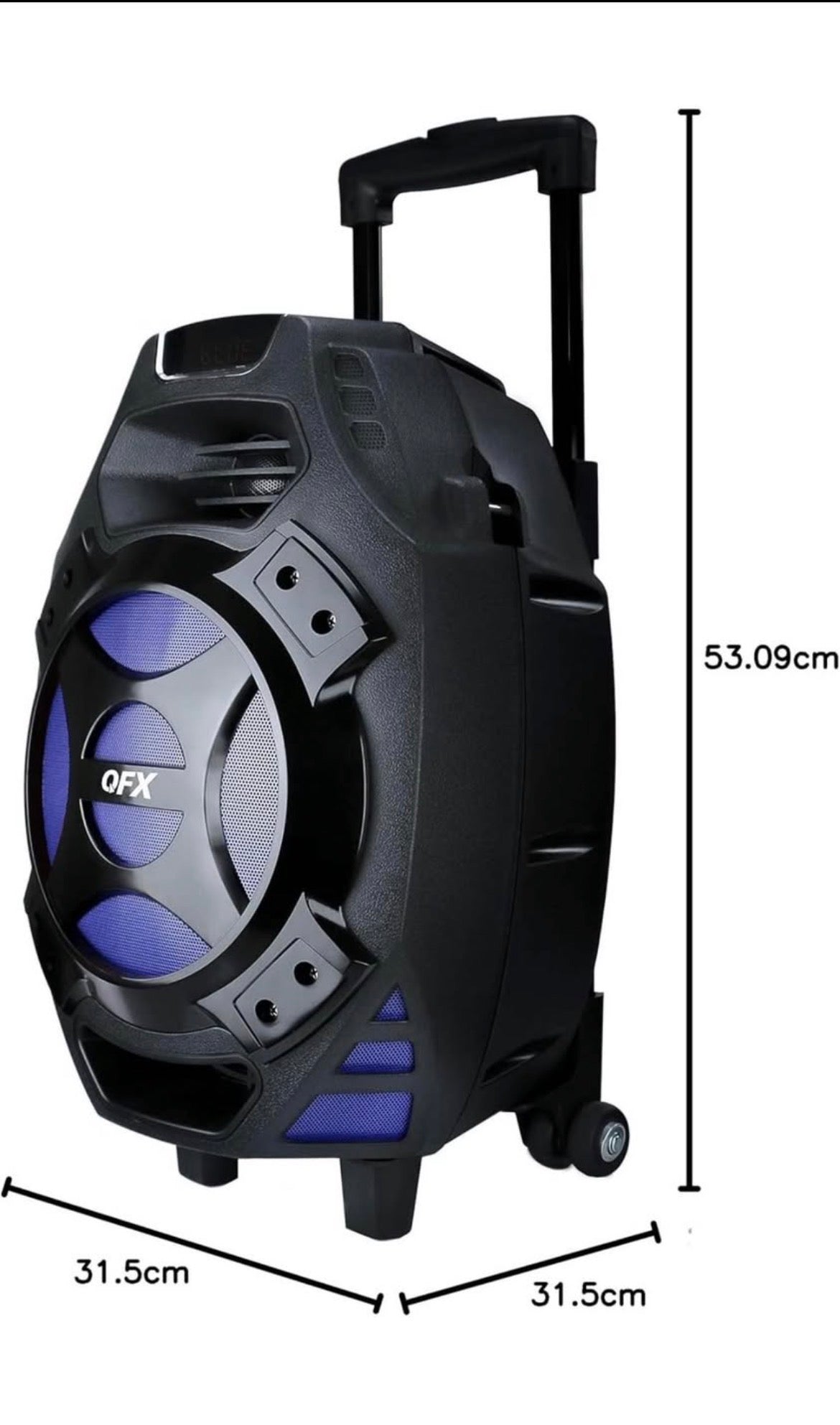 QFX 8" Bluetooth Party Speaker — Brand New