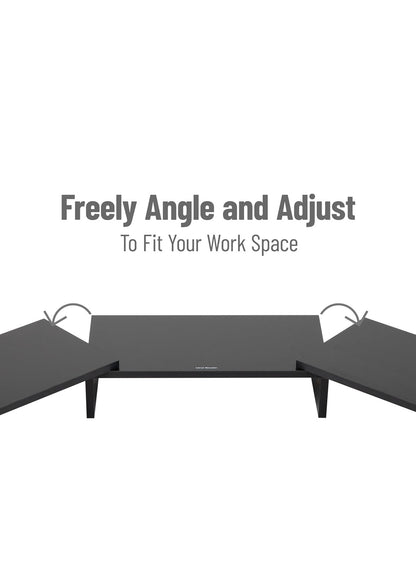 Mind Reader Dual Monitor Stand │ 🟤 Z3 Grade: Value – Parts Missing