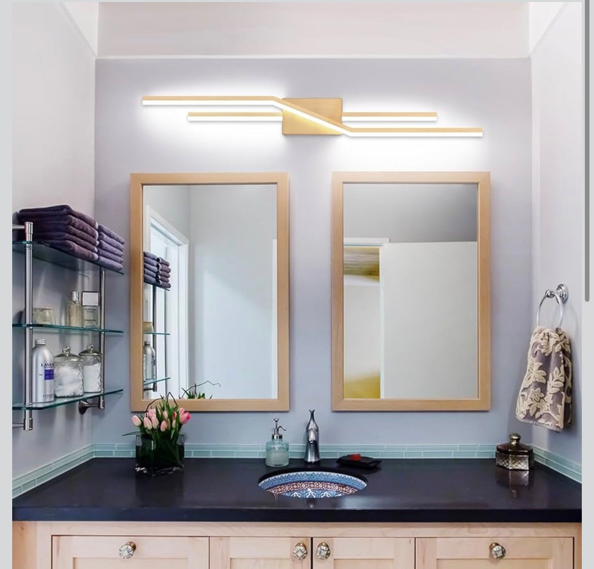 SOLFART 40" LED Bathroom Vanity Light – Brushed Gold │ 🟡 Z3 Grade: Open Box – Unused