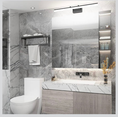 Aipsun 31.5" LED Vanity Bathroom Light – Adjustable Modern Black │ 🟡 Z3 Grade: Open Box – Unused