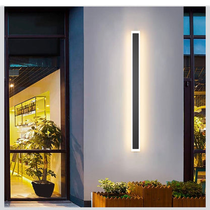 Aipsun LED Outdoor Wall Light – 39.4" Black │ 🟡 Z3 Grade: Open Box – Unused