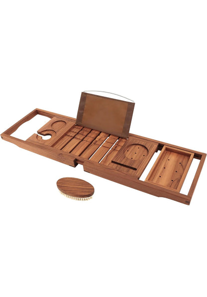 VaeFae Premium Teak Bathtub Tray │ 🟢 Z3 Grade: Brand New