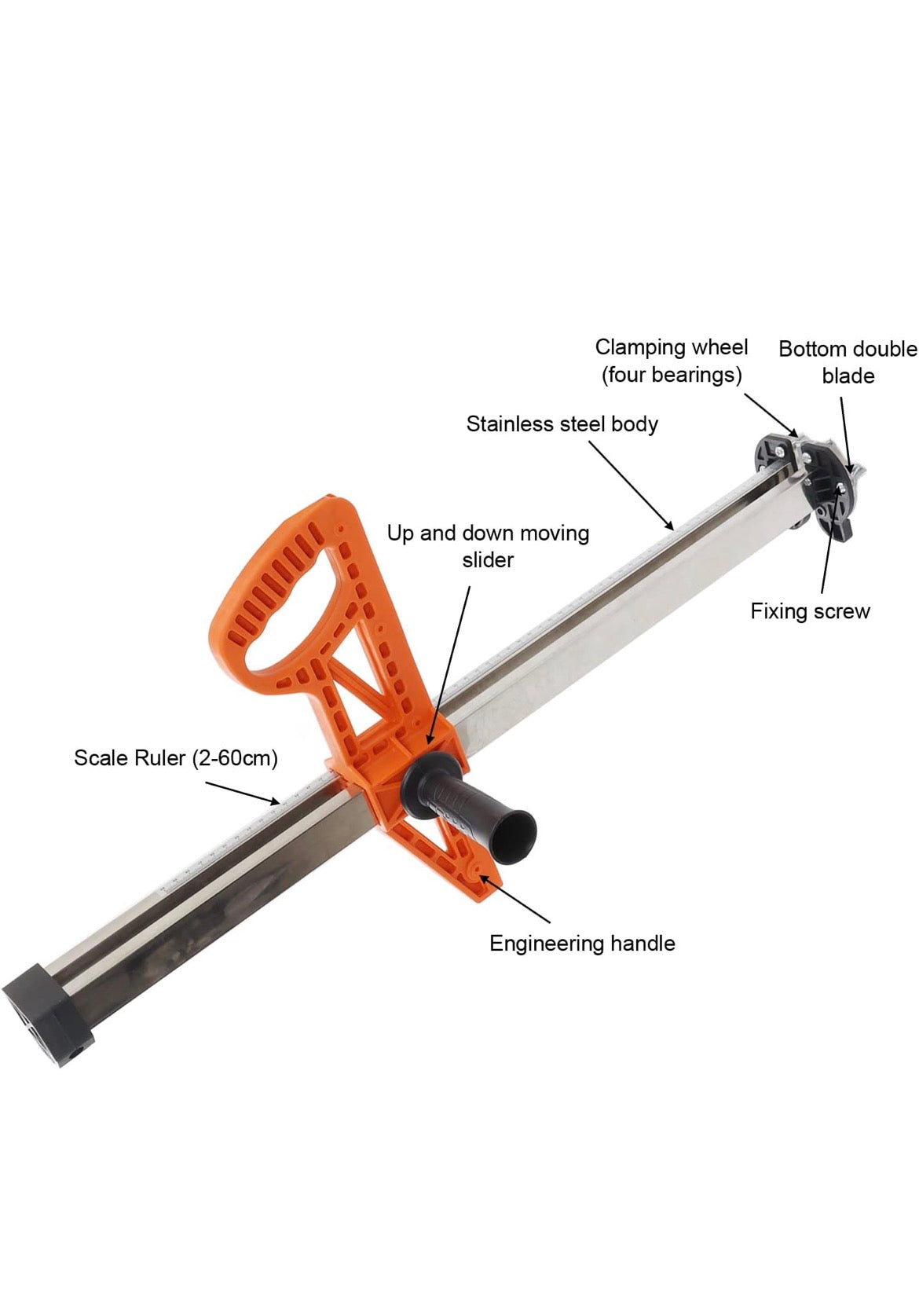 Drywall Cutting Tool / Gypsum Board Cutter – Adjustable 20mm–600mm │ 🟡 Z3 Grade: Open Box – Unused