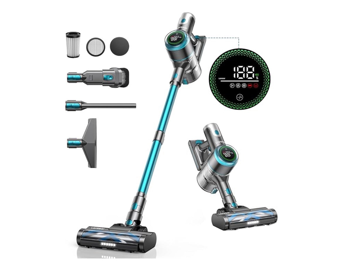 Laresar 450W 38KPA Cordless Stick Vacuum (Elite 7) │ 🟡 Z3 Grade: Open Box – Unused