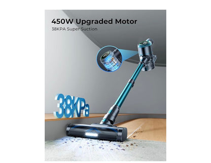 Laresar 450W 38KPA Cordless Stick Vacuum (Elite 7) │ 🟡 Z3 Grade: Open Box – Unused