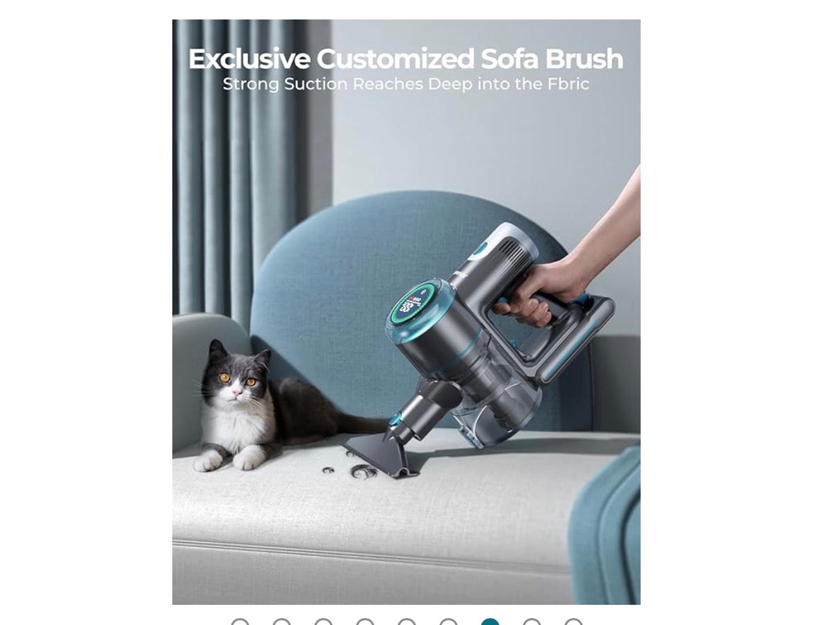 Laresar 450W 38KPA Cordless Stick Vacuum (Elite 7) │ 🟡 Z3 Grade: Open Box – Unused