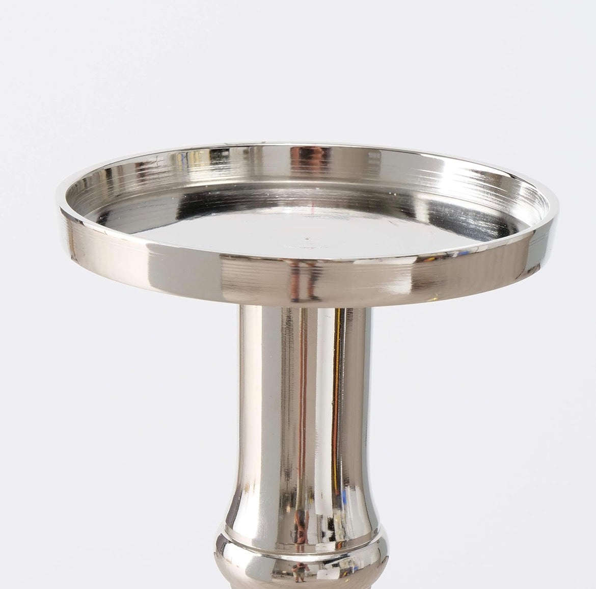 WHW Amara 43" Silver Lantern Candle Holder │ 🟡 Z3 Grade: Open Box – Unused