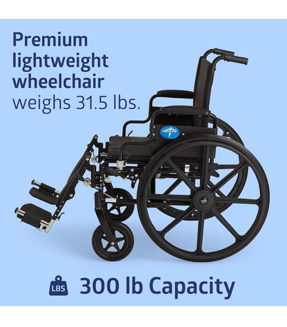 Guardian K4 Lightweight Transport Chair – 18" Seat Width │ 🟢 Z3 Grade: Brand New