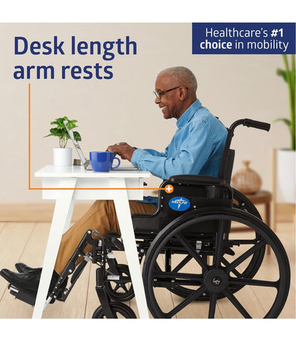 Guardian K4 Lightweight Transport Chair – 18" Seat Width │ 🟢 Z3 Grade: Brand New