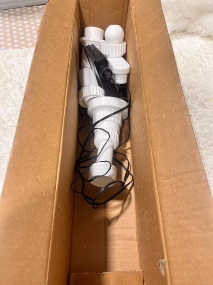Solar LED Water Fountain Pump Kit with Multiple Nozzles │ 🟡 Z3 Grade: Open Box – Lightly Used