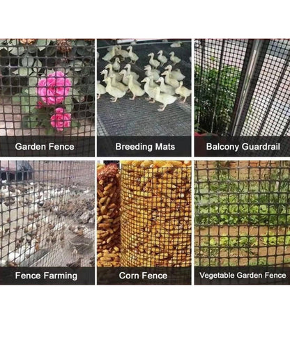 Garden Fence Animal Barrier 3ft x 66ft Heavy Duty Plastic Mesh Black │ 🟢 Z3 Grade: Brand New (Sealed)