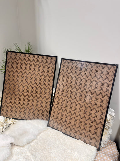 Poster Frames 18x24 Black 2-Pack Acrylic Front │ 🟤 Z3 Grade: Value – Cosmetic Damage
