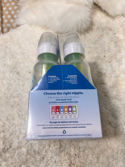 Dr Browns Anti-Colic Options+ Baby Bottles 6-Pack 8oz Narrow │ 🟢 Z3 Grade: Brand New (Sealed)