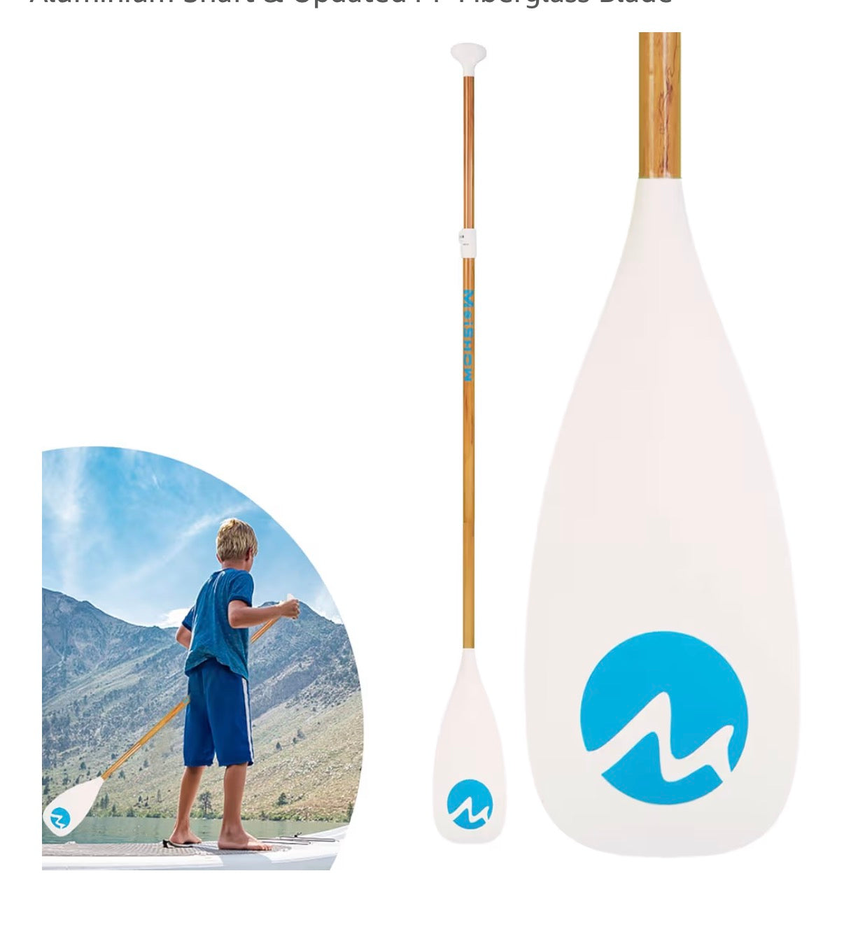 Kids SUP Paddle – 3-Piece, 66.9" Assembled │ 🟡 Z3 Grade: Open Box – Unused
