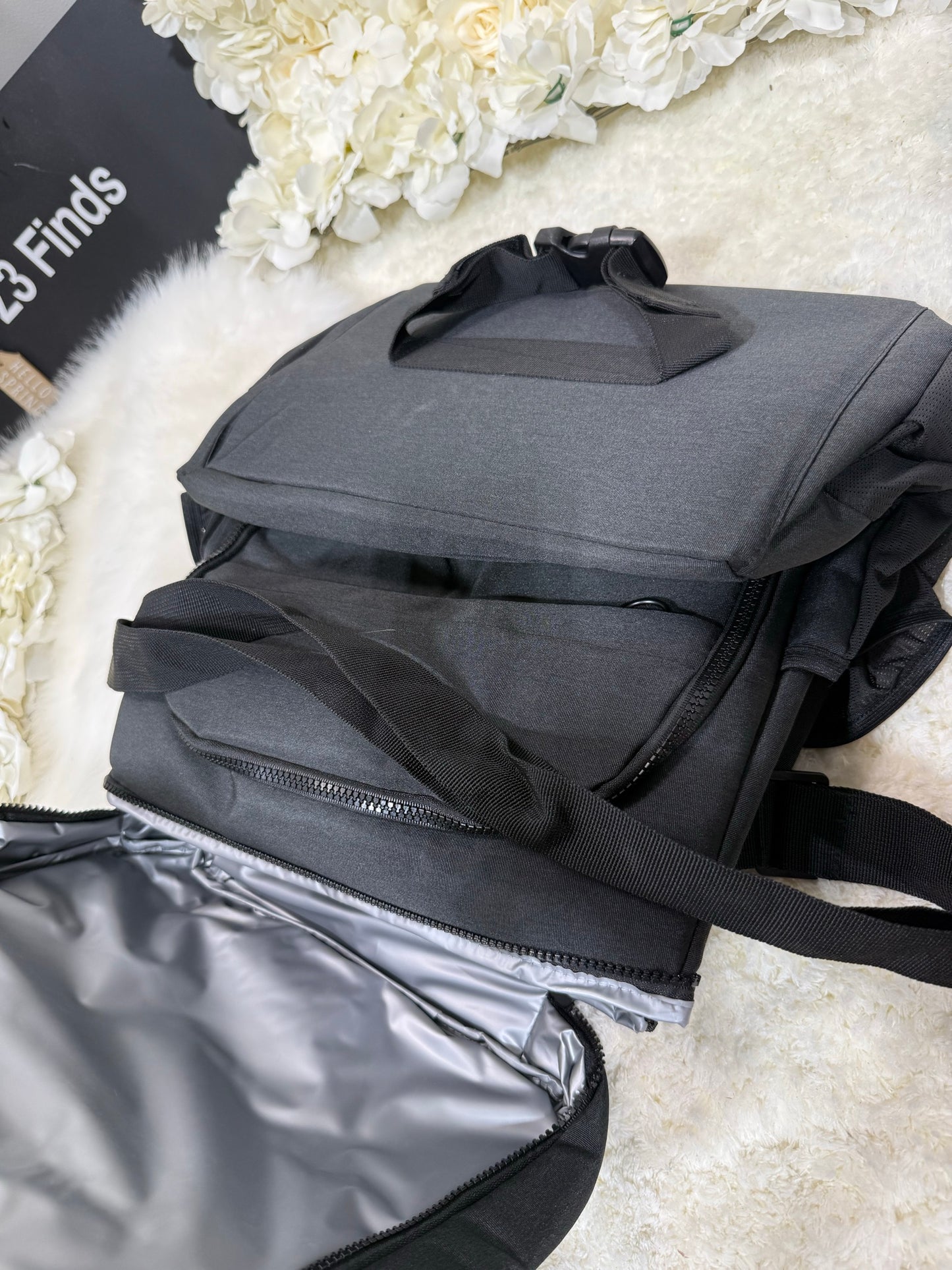 2-Piece Rolling Cooler Bag Set with Detachable Cart - Insulated │ 🟡 Z3 Grade: Open Box – Unused