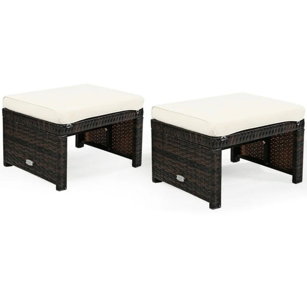 Patiojoy 2pc wicker dark brown │ 🟡 Z3 Grade: Open Box – Unused