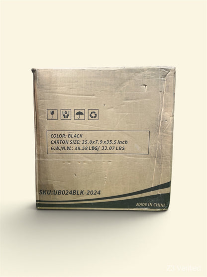 Cantilever Umbrella Base, Square Water/Sand Fillable, Black (Model UB024-2024), Z3-01102, view 2