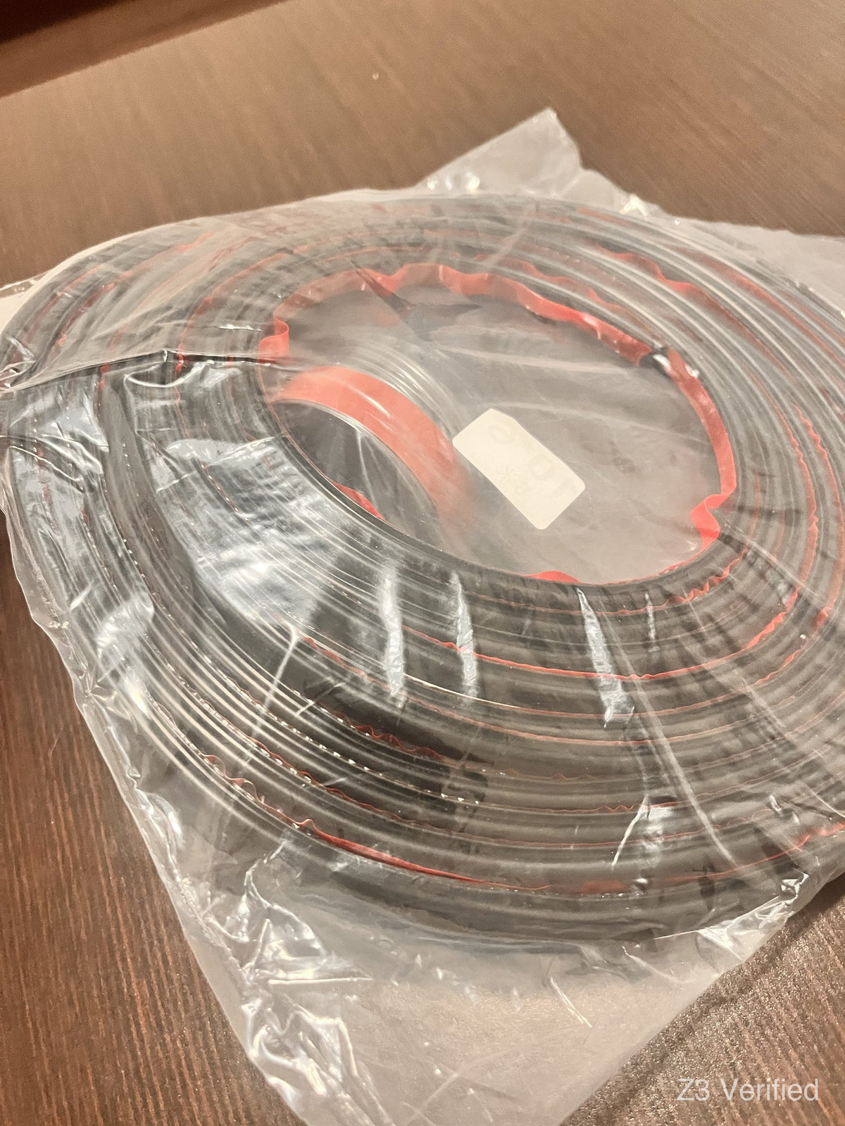 Self-Adhesive Rubber Seal Strip, 20 ft Roll, Black (Door, Window, Car), Z3-01115, view 4