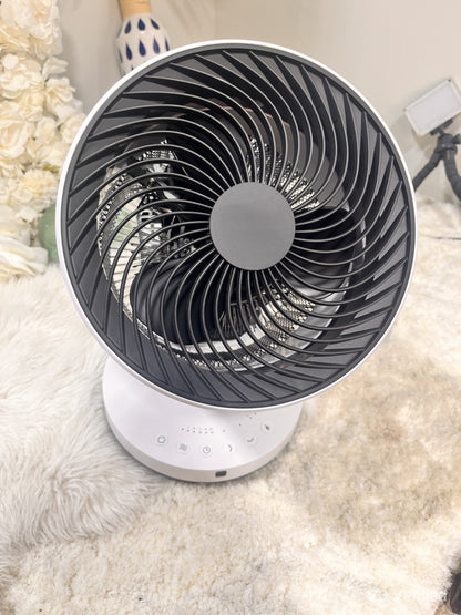 2-in-1 Fan Heater / Air Circulator, 1500W, White, with Remote, Z3-01133, view 2
