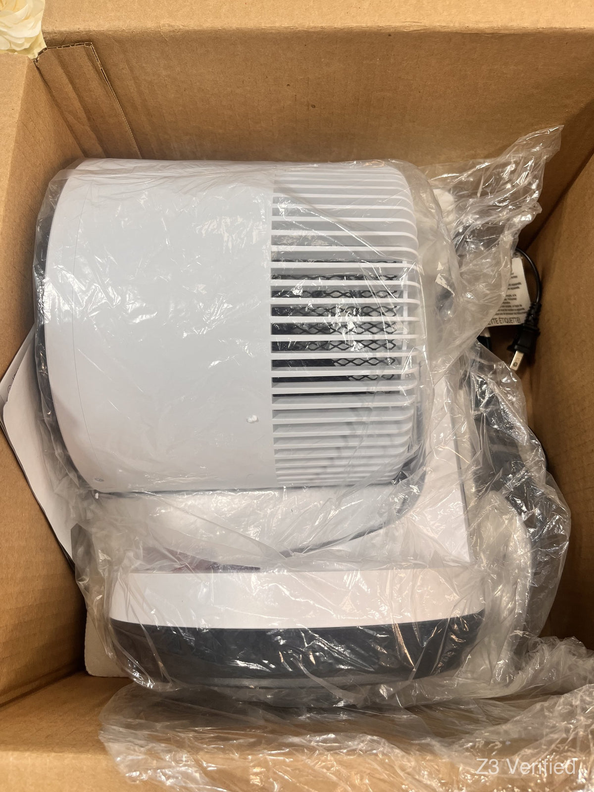 2-in-1 Fan Heater / Air Circulator, 1500W, White, with Remote, Z3-01133, view 6